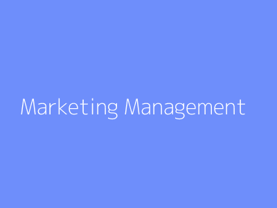 Marketing Management